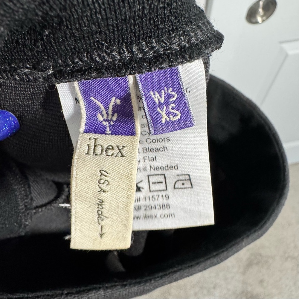 Ibex Merino Wool Izzi A-Line Skirt Size XS Dark Brown Gray Stretchy Fall Winter - Picture 9 of 11